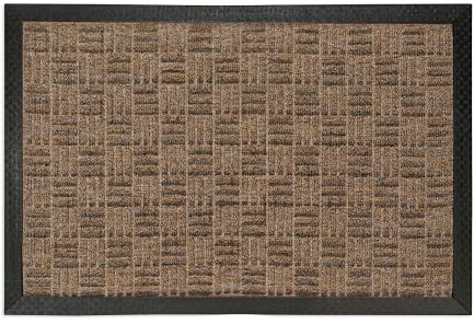 deco-mat Fußmatte für Außen + Innen 45 x 75 cm, Beige - rutschfeste, wetterfeste Türmatte mit robusten Borsten - Outdoor Schmutzfangmatte für außen