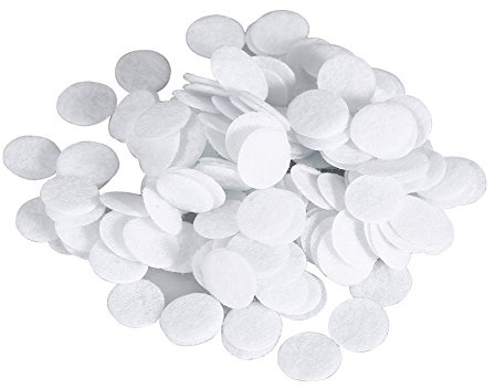 100 Pcs Filter Cotton, New Cotton Filter Round Filtering Pads for Blackhead Cleaner Beauty Machine, Blackhead Removal Beauty Machine Accessory Microdermabrasion Filter(10mm)
