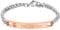 Richsteel Edelstahl Damen Panzerarmband mit Gravur Rosegold Armbänder 20m mit Zirkonia für Mama Ehefrau Freundin Tochter