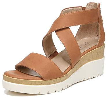 Naturalizer SOUL Women's Goodtimes Wedge Sandal Toffee 8.5 W