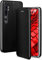 ONEFLOW Business Case für Xiaomi Mi Note 10/Note 10 Pro Handyhülle klappbar mit Standfunktion, Klapphülle Flipcase Cover Dünn, PU Leder Hülle mit Kartenfach, 360 Grad Schutzhülle, Schwarz