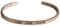Eleganter Armreif Armband Rosegold mit Mantra und Spruch bis ca. 20 cm. Lebe Liebe Lache