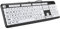 Clavier pour personnes âgées, clavier d'ordinateur durable Plug and Play à gros caractères 1,35 mètre de cordon en matériau ABS avec matériau ABS pour PC pour ordinateur de bureau(le noir)