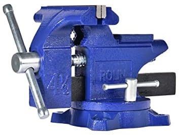 Rolin Schraubstock mit Drehfuß, 11,4 cm