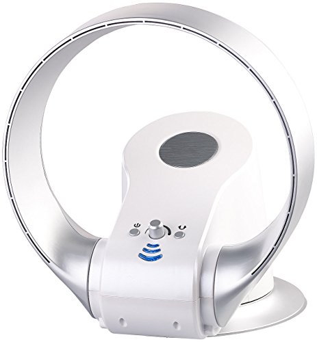 Sichler Haushaltsgeräte Rotorloser 360°-Wand- und Tisch-Ventilator, 26 W (Versandrückläufer) (Küche)