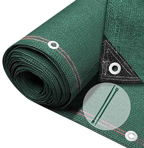 vounot® Brise Vue Occultant en HDPE avec Attaches et Clips de Fixation Protection Rayons UV Résistant aux Déchirures et au Vent Protection pour Jardin Balcon 230g/m² 1.5x10m Vert