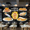 Personnalisé 3D Papier Peint Mural Restauration Rapide Poulet Doner Kebab Snack Bar Restaurant Fond Mur Décor 150 cm * 105 cm