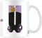 The Little Mermaid Disney Alphabet Taza personalizada (U for Ursula Design) Taza de café de cerámica de 325 ml en caja de regalo de Disney – Mercancía oficial, blanco/morado/negro