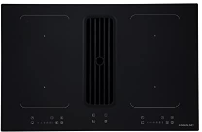Cookology CIHDDBR800 A+ Energy Rated – 80cm Induction Downdraft Cooktop with Bridging Zone – Black