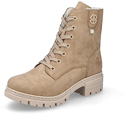 Rieker Damen Schnürstiefeletten 76843, Frauen Stiefeletten