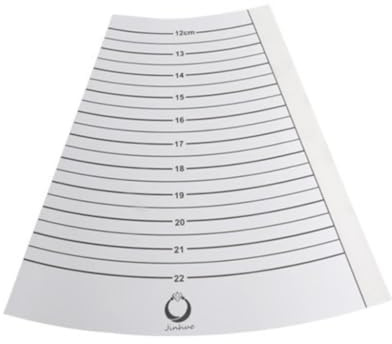 Oshhni Medidor de calibre de pulsera/Mandril de pulsera Preciso 12-22 cm Medir la circunferencia interna/Herramienta de medición de tamaño de muñeca