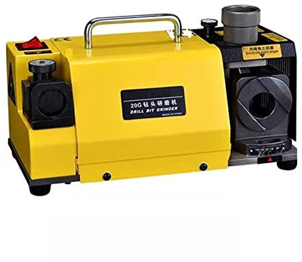 MR-20G Drill Bits Sharpener Grinder 3~20mm Twist Bit Grinder Electric Drill Bit Grinder Sharpening Machine 120W 4400RPM (Cbn Grinding Wheel)