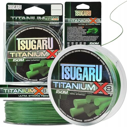 Angelschnur geflochten 150m Titanium X8 0,35mm ? 67,5kg