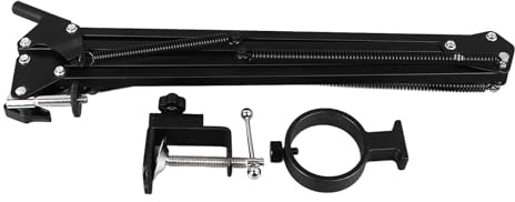 Flexibles Stativ-Monokularmikroskop mit 360° Verstellbarem Arm, 42-mm-Objektivring, Faltbarer Halterung für Industriekameras