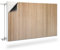 Muralo Heizkörperverkleidung, magnetische Heizkörperabdeckung für Plattenheizkörper aus Stahl oder Blech - Geruchlos und sicher für Gesundheit - Feine Holzlatten Br. 20cm x Hö.60cm