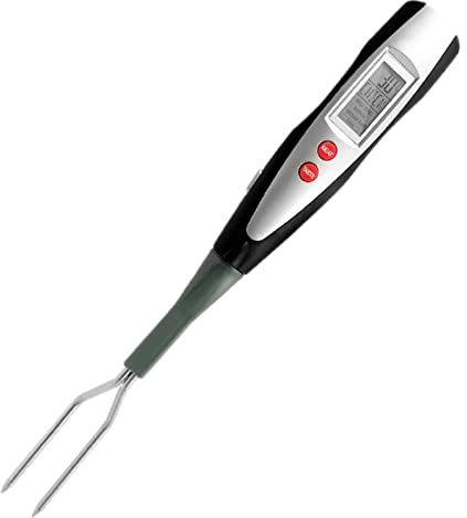 10 Termometri per carne digitali, Termometri da cucina digitali, Termometri per grigliate wireless con sonda di temperatura, Termometri da cucina digitali wireless Forchetta per