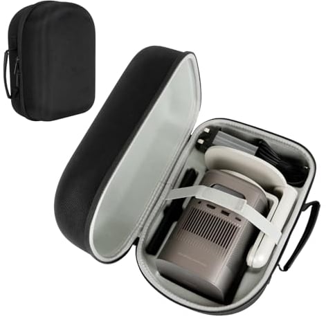 XINGFUDAO Étui de transport rigide pour XGIMI MoGo Pro/MoGo 2 Pro et support de projecteur multi-angle 1080p, étanche avec espace séparé (compatible avec projecteur et support)