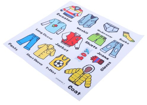 CRILSTYLEO 1blatt Kleidung Etiketten Aufkleber Abnehmbare Klassifizierung Sticker Für Kleiderschrank Und Kommode Selbstklebende Aufbewahrungsorganisatoren Für Effektive Kleidungskategorisierung