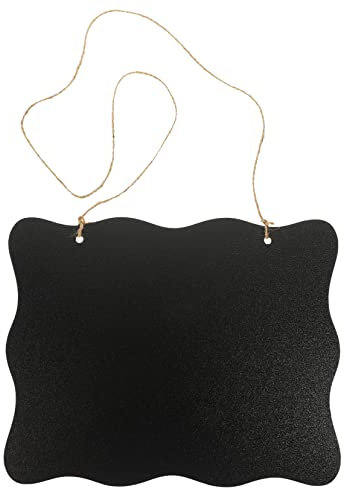 AUTSUPPL Löschbare Hängende Kleine Kreidetafel Memo Nachricht Schild Doppelseitige Design Nachricht Bord Für Zuhause Terrasse Balkon Diy Hängetafel Türaufhänger-dekor