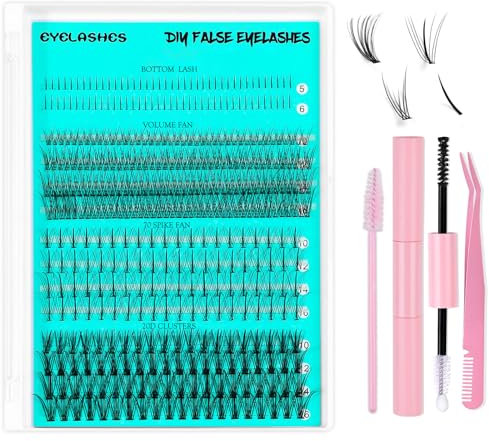 Lash Extension Set, Aikvigss 404PCS Wimpern Extensions set Wimpernverlängerung Set Einzelne Wimpern Mit Mascara Pinsel Lash Kleber Entferner Wimpern Applikatoren für DIY Wimpern Extensions Kit