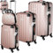 TecTake® Set de Valise de Voyage 4 Tailles Valise Grande Taille Valise Cabine Petite Valise Sacs de Voyage Valise Maternité ABS avec roulettes Pivotantes 360° Cadenas Poignée télescopique