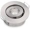 JOYINLED nicht dimmbar 1 Pack 3 W COB LED Mini-Strahler, Einbaustrahler, 3000k, Warm White, Aluminium, Lochausschnitt 42-45mm