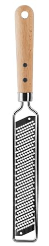 Zester with Handle, Stainless Steel/Beach, 33 cm – Premium Citrus & Cheese Grater for Kitchen, Durable, Ergonomic Design