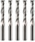Set di 5 frese a spirale con gambo da 6 mm, diametro di taglio 6 mm, lunghezza di taglio 32 mm, fresa CNC in metallo duro per la lavorazione del legno, foro per tenone, incisione e incisione