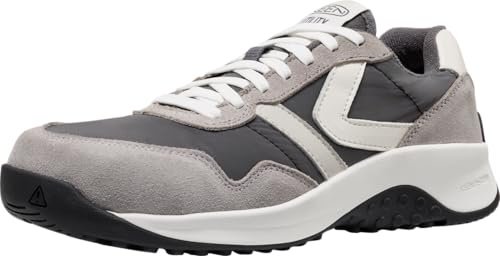 KEEN Utility Men's KS86 Composite Toe ESD Low Height Non Slip Comfortable Work Shoes, Magnet/Black, 9.5 EE
