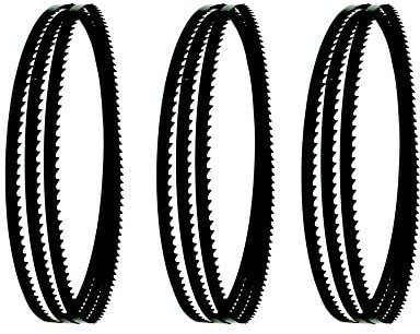 Seghe a nastro, 3 pezzi 1400 mm / 12 mm / 0,36 mm/Lama for a nastro HBS30 for Scheppach(10 Tpi)