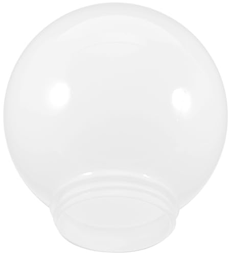 YARNOW Globe Abat-jour Forme de Boule en Acrylique Blanc Verre pour Lustre Création D'une Atmosphère Chaleureuse pour Lampe Extérieure pour Décoration de Patio