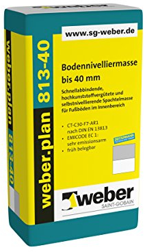 Plan Weber. 813–40, 25 kg – Sol nivellier Masse à 40 mm