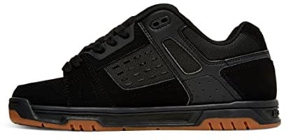 DC Shoes Herren Stag Schuh, Black/Gum, 44 EU