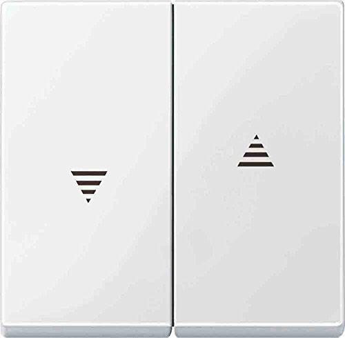 MERTEN Intelligenter Schalter und Steckdosenset, polarweiß glänzend M&M System