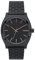 Nixon Time Teller Herrenuhr Analog Quarz mit Edelstahl Armband All Schwarz / Rose Gold