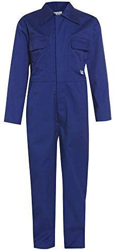Army And Workwear Colour: Royal Blue | Size: Size 34-13 Years - 34 Chest | Use: Unisex Unisex Boiler Suit Painting Blue Castle Tar