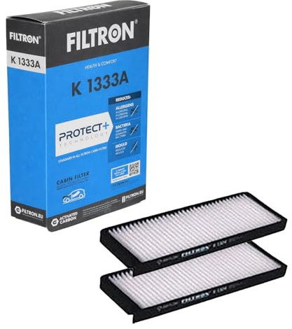 FILTRON, K 1304-2x Innenraumfilter/Kabinenluftfilter, für PKW, Protect+ Technologie, Hochwertiges Filtermedium, Schutz vor Pollen und Staub, Entwickelt für Optimalen Schutz