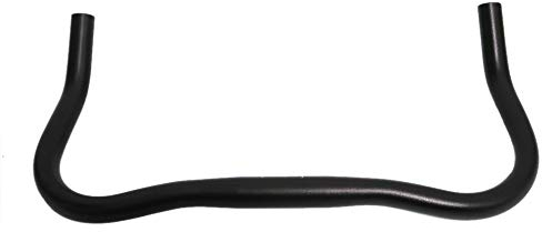 UPANBIKE 25,4 mm 37 cm Bullhorn Riser Bar für Fixed Gear Fahrrad Fahrrad Alu Lenker Schwarz