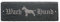Schiefer wetterfestes Schild WACHHUND Bullterrier - Türschild Hund 22 x 8 cm