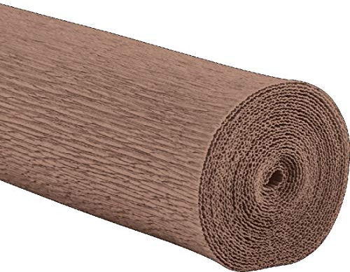 Schreiber Deko Floristenkrepp 50 cm x 250 cm lichtecht, Nicht ausblutend, Nougat 83