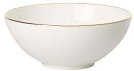 Villeroy & Boch Signature Anmut Gold Dessertschale, Durchmesser 13 cm, Weiß/Gold