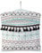 Beldray Sac à Pinces à Linge, Crochet de Suspension Facile, Se Fixe aux Cordes à Linge, Motif Aztèque, 33 x 30 cm, Peut Contenir Jusqu'à 50 Épingles, Léger et Résistant, LA081551EU7