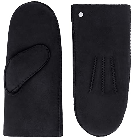 Roeckl Herren Berchtesgaden Faeustling Lederhandschuhe, Black, 9