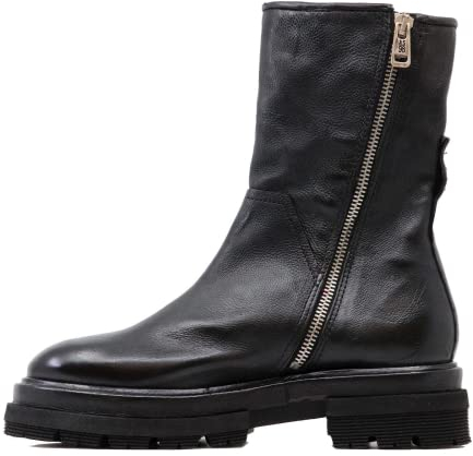 A.S.98 HEAVEN I21-A59201-101-6002-36 Stivaletto in Pelle Uomo Nero 36