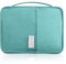 PORRASSO Familial Passeport Étanche Portefeuille Voyage Document Pochette Camping Voyages d'affaires Femmes et Hommes Protection Carte d'Identité Billets Carte de Crédit Bleu