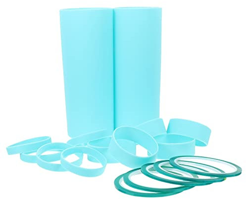 VICASKY Silikonbänder Für Sublimationsflaschen Elastische Flaschenhüllen Praktische Zubehörteile Langlebig Und Benutzerfreundlich