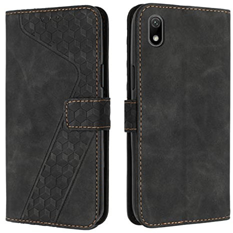 OKZone Coque pour Huawei Y5 2019/Honor 8S, Etui Protection Housse Premium en Cuir PU Portefeuille Étui Téléphone [Fermoir Magnétique] [Fentes pour Cartes] Flip Case pour Huawei Y5 2019/Honor 8S（Noir