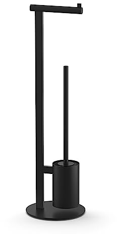ZACK Scala Toilettenbutler Ø20x72cm Schwarz