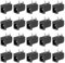 PATIKIL 5,5x2,1 mm DC Alimentation Connecteur, 20 Paquet 3 Broche PCB Montage Femelle Prise Jack