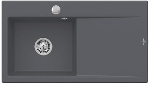 Villeroy & Boch Subway Style 50 Graphite – 3352 02 i4 Keramikspüle Excenterbetätigung